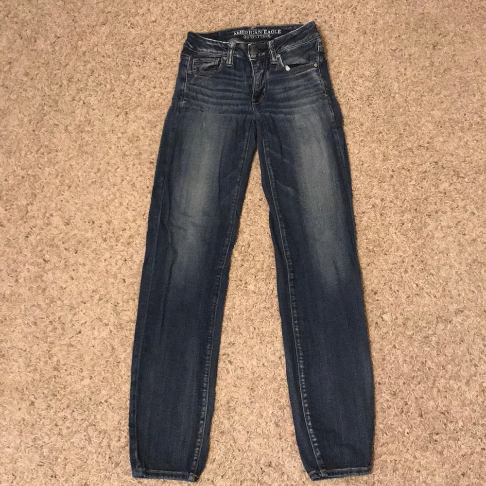 American Eagle Super Super Stretch LONG Skinny